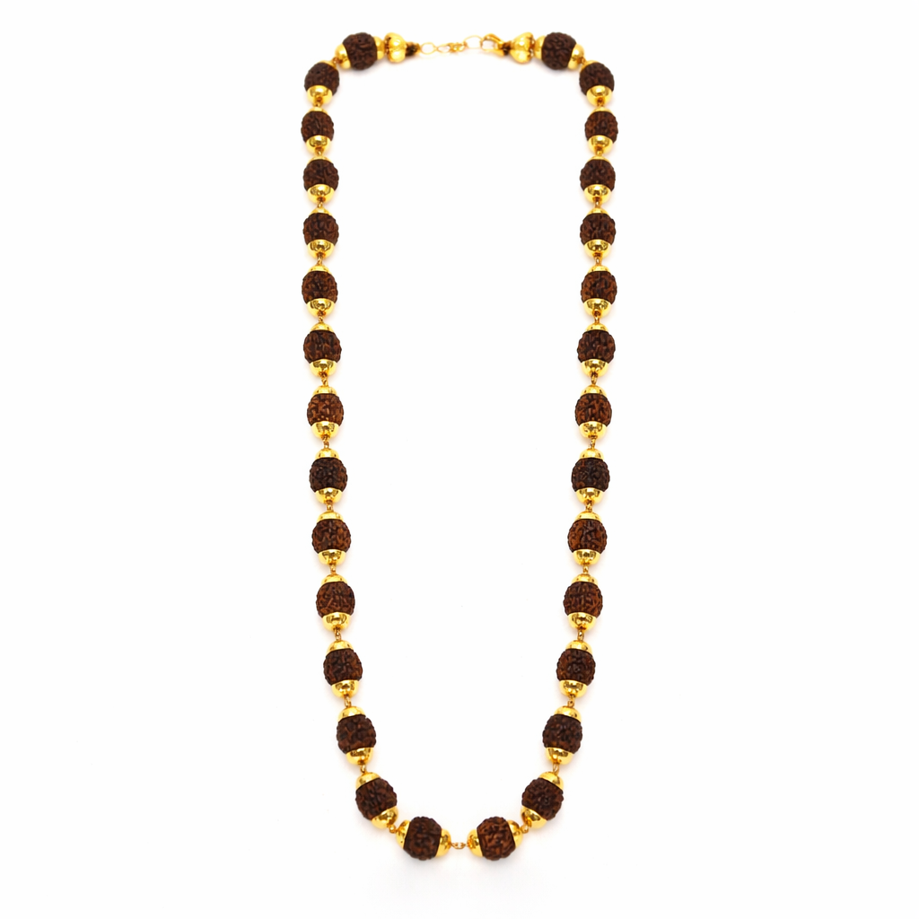 Divine Rudraksha Gold Chain image 3