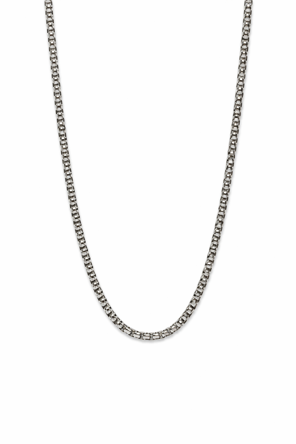 Silver Crown Link Chain image 3