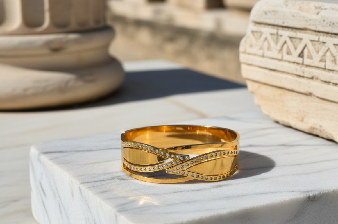 Imperial Flowline Gold Bracelet image 3