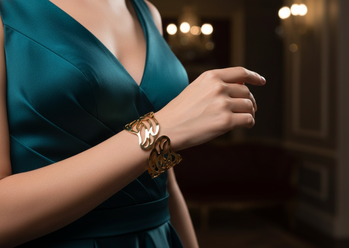 Luxe Nature Wave Bracelet image 4