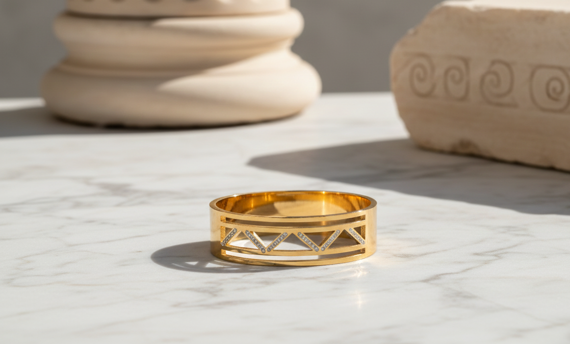 Imperial Triangle Gold Bracelet image 4