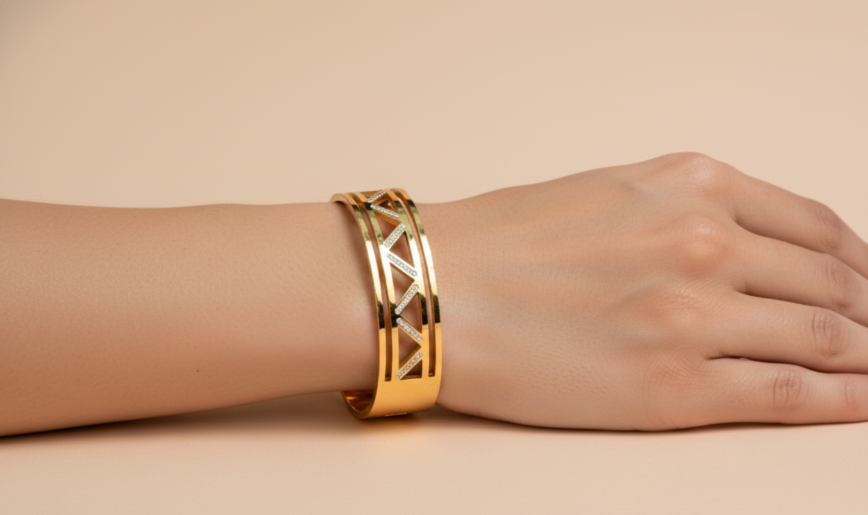 Imperial Triangle Gold Bracelet image 3