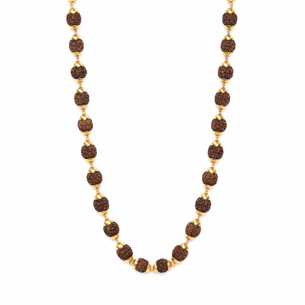 Divine Rudraksha Gold Chain image 4