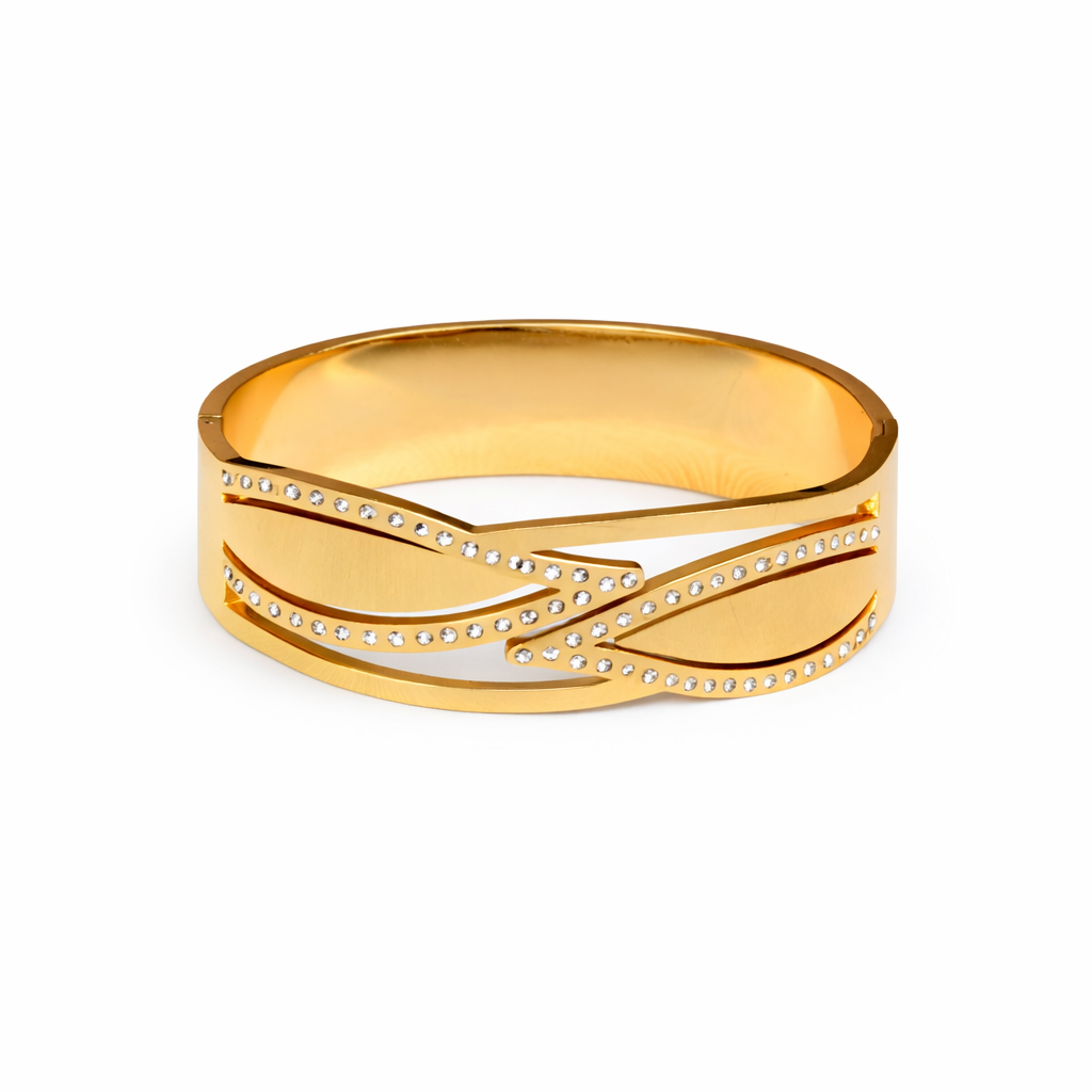 Imperial Flowline Gold Bracelet image 1