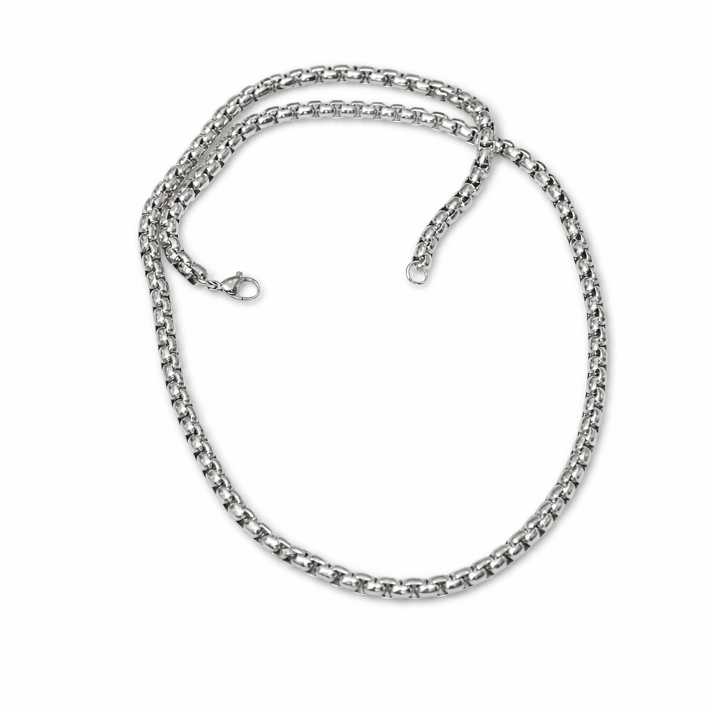 Silver Crown Link Chain image 4